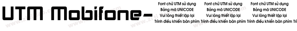 UTM Mobifone字体转换